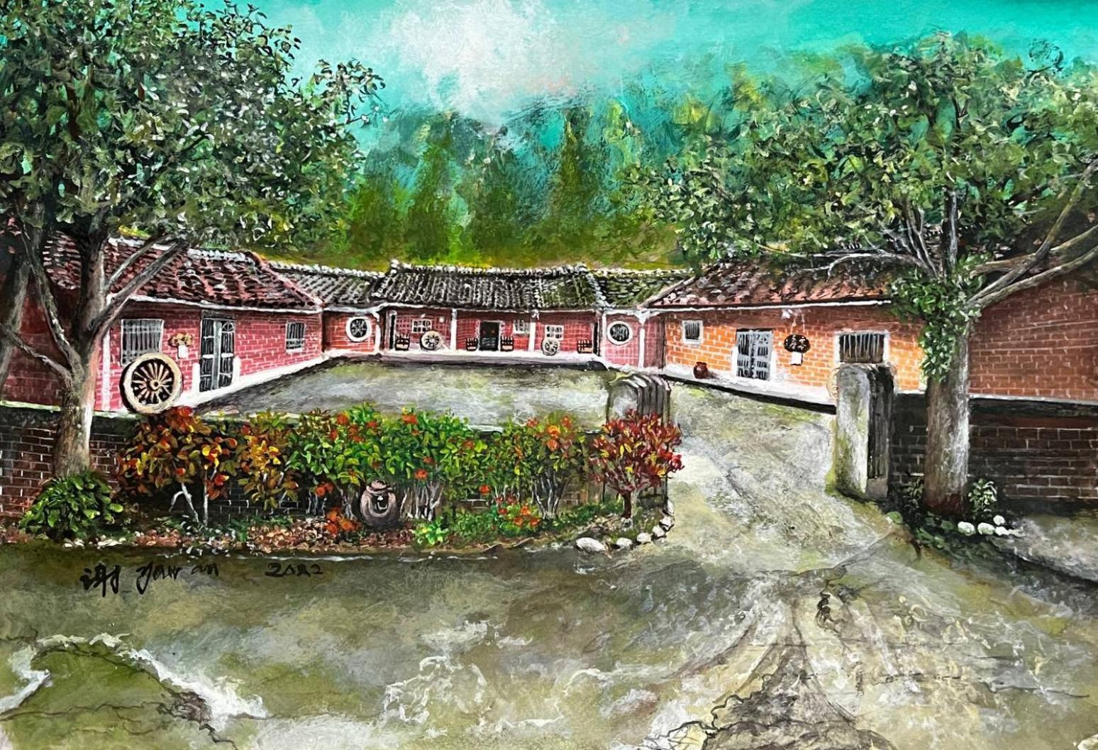 Hong Wa Cuo南投埔里紅瓦厝山居民宿 Екстер'єр фото